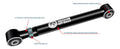 Adjustable Upper Control Arms 0-8 Inch Lift Front and Rear 97-06 Wrangler TJ Freedom Off-Road