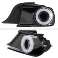 WHITE LED SEQUENTIAL TAIL LIGHT FULL GLOSSY BLACK HOUSING CLEAR LENS - US SPEC VEHICLES ONLY - MUSTANG COUPE AND CONVERTIBLE