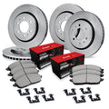R1 Concepts Brake Rotor- Blank with Optimum Oe Pads Hdw Fits Toyota Sequoia