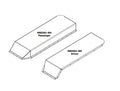 High Clearance Rear Fender Tops for Jeep CJ / YJ - without holes