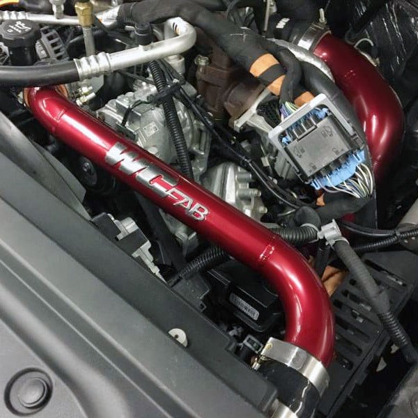 Wehrli 11-16 Chevrolet 6.6L LML Duramax Upper Coolant Pipe - Chevy Orange