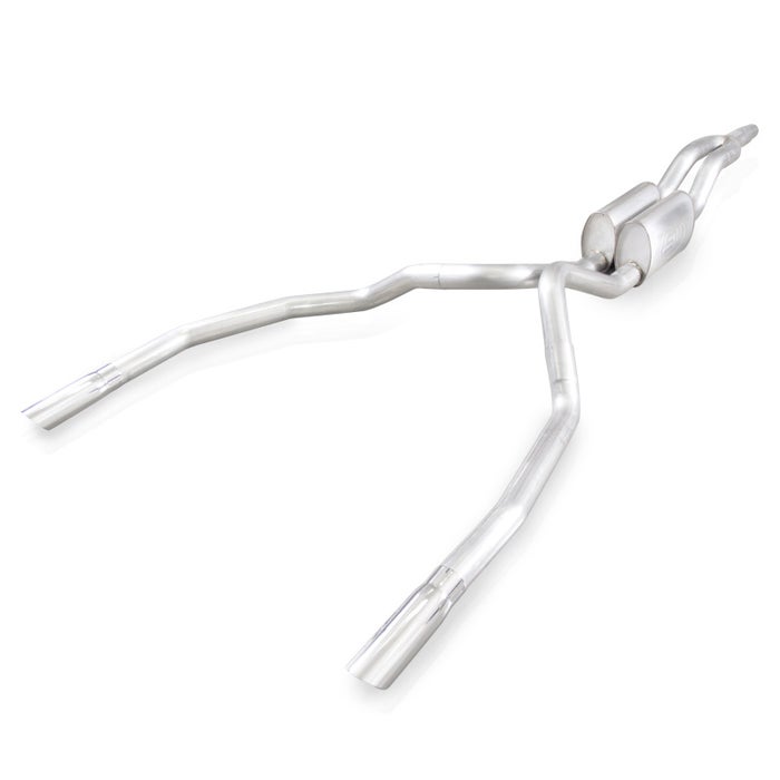 Stainless Works 10-14 SVT Raptor Stainless Works 3 Factory Connect Rear Exit S-Tube Cat-Back