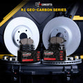R1 99-07 Chevy Suburban 1500 Front & Rear Carbon Coated Rotor Set w/Off-Road/Tow Pads