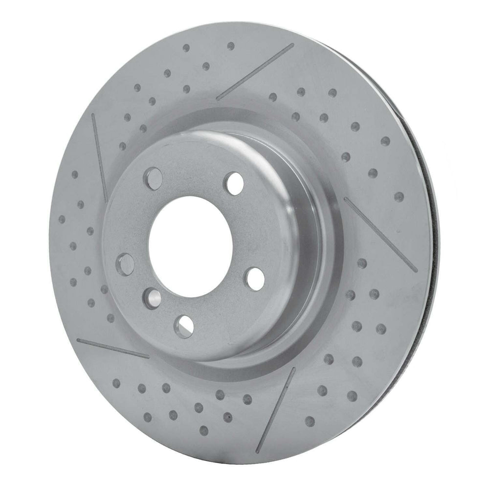 R1 2012-2020 BMW 120i (Mexico) Rear Brake Rotor - Dimpled and Slotted