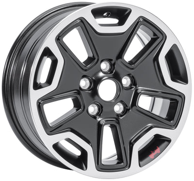 17x7.5 5x5 5.5 BS Rubicon Wheel - Gloss Black Machined AccentsCORE CHARGE OF $50 APPLIES