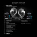 R1 Concepts Disc Brake Kit Fits Kia Amanti