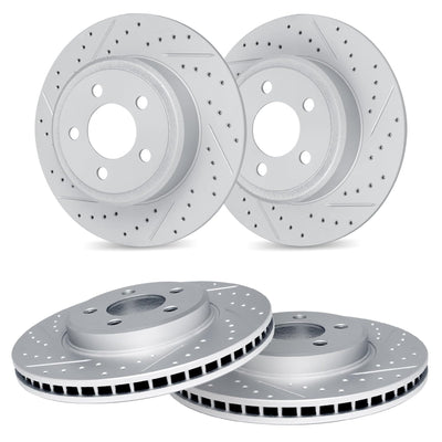 R1 Concepts Brake Rotor- Carbon D/S Fits Acura Integra