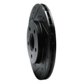 R1 95-99 Dodge Neon (USA/Canada) Front Left Drilled & Slotted Black Brake Rotor