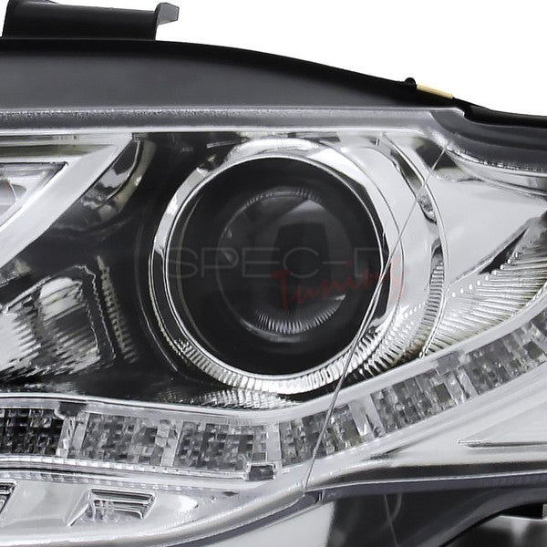 PROJECTOR HEADLIGHT CHROME R8 STYLE