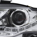 PROJECTOR HEADLIGHT CHROME R8 STYLE