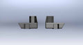Jeep Grand Cherokee Rear Frame Brackets 99-04 WJ