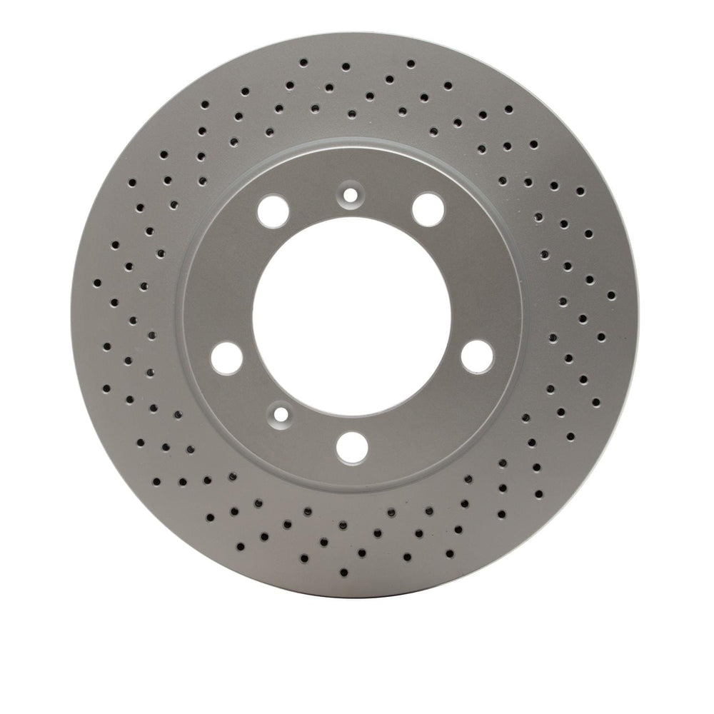 R1 Concepts GEOSPEC Coated Rotor - Drilled Fits Porsche Boxster