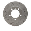 R1 Concepts GEOSPEC Coated Rotor - Drilled Fits Porsche Boxster