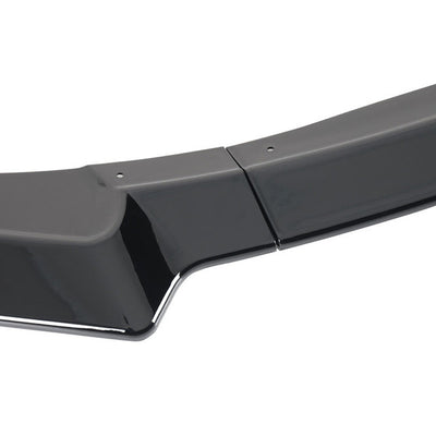 FRONT BUMPER LIP GLOSSY BLACK