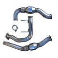 2017 - 2020 Ford F150 Raptor 3.5L 304SS Catted Downpipes with built-in Turbo Adapters