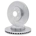 R1 Concepts Brake Rotor- Slotted - Silver Fits Volvo 740