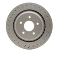 R1 Concepts Brake Rotor - Drilled Fits Cadillac XLR