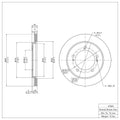 R1 Concepts Brake Rotor Fits Chevrolet Tracker