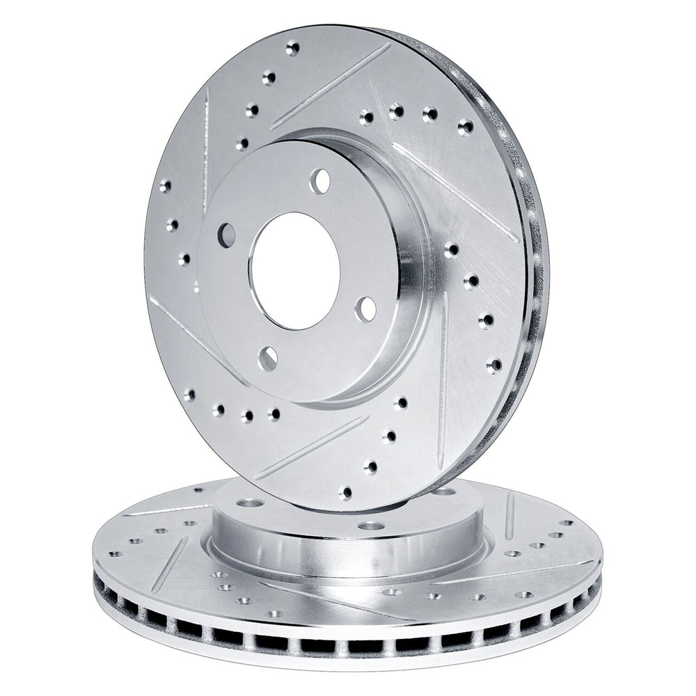 R1 Concepts Brake Rotor- D/S - Silver Fits Chrysler Daytona