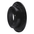 R1 07-17 Chrysler 200 Rear Right Drilled & Slotted Black Brake Rotor