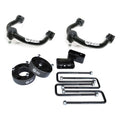 Freedom Offroad 3 Inch Front Strut Spacer/2 Inch Rear Lift Blocks w/ U Bolts and Front Upper Control Arms Freedom Off-Road - FO-F604-2ALFO-F704FU