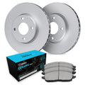 R1 Concepts Brake Rotor- Carbon Coated with Ceramic Pads Fits BMW 318i
