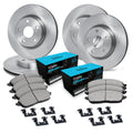 R1 Concepts E- Line Series Brake Rotor with Ceramic Brake Pads Hdw Fits Chrysler 300