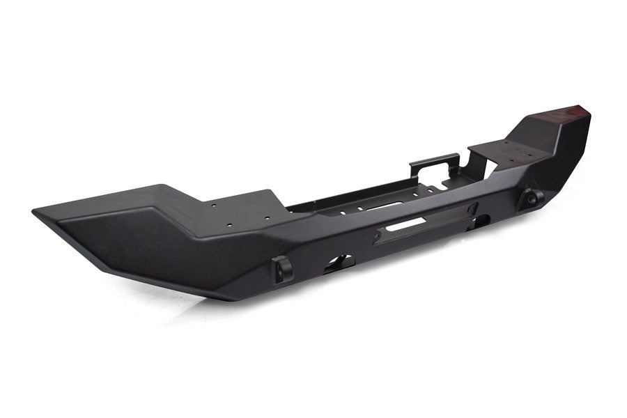 Crawltek 2007-2018 Jeep Wrangler JK Pyro Fullwidth Front Bumper - Black - JK10301