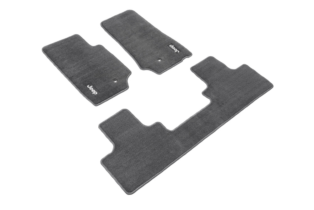 ~(4 lbs. 26X23X2)~ 07-13 JK 4dr Front AND Rear Carpet Floor Mats