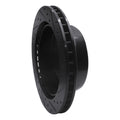 R1 00-14 Cadillac Escalade EXT Rear Left Drilled & Slotted Black Brake Rotor