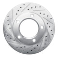 R1 80-93 Dodge Ramcharger 4WD Front Left Drilled & Slotted Black Brake Rotor