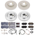 Power Stop 13-18 Land Rover Range Rover Front & Rear Z23 Coated Brake Kit