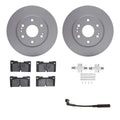 R1 19-25 Cadillac Escalade ESV Front Carbon Coated Brake Rotor Set w/Off-Road/Tow Brake Pads