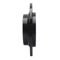 R1 99-09 Volvo V70 Rear Right Drilled & Slotted Black Brake Rotor