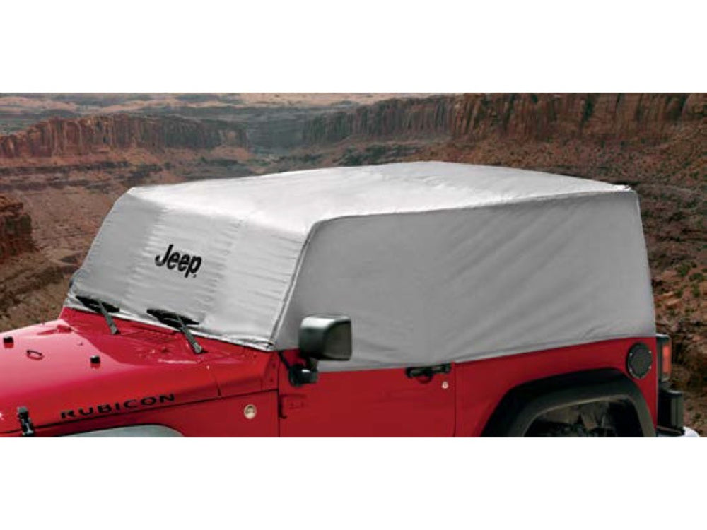 ~(4 lbs. 12X8X4)~ JK 2dr Cab Cover - Silver