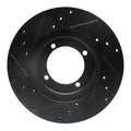 R1 Concepts Brake Rotor Drilled and Slotted Silver Fits Hyundai Elantra