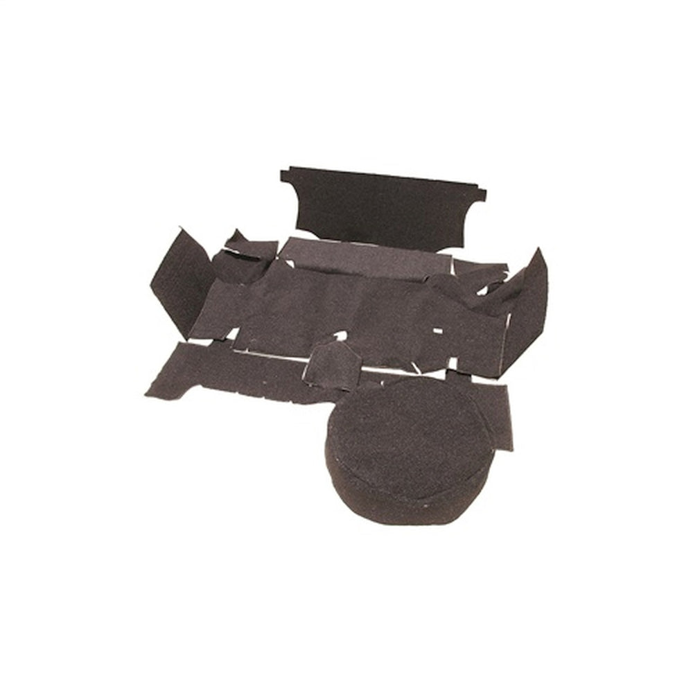 67-68 FASTBACK TRUNK CARPET BK