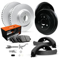 R1 Concepts Brake Rotor- Carbon Coated Fits Cadillac CTS