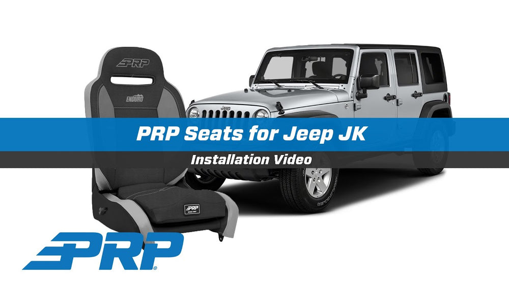 Enduro High Back Reclining Suspension Seats Kit for Jeep Wrangler JK/JKU (Pair) Black