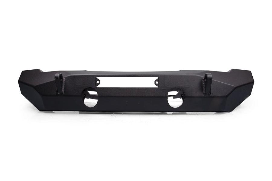 Crawltek 2007-2018 Jeep Wrangler JK Pyro Midwidth Front Bumper - Black - JK10201