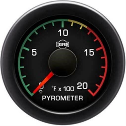 ~(5 lbs. 32X8X8)~ 98-02 DODGE CUMMINS EV2 Black Face/Red Pointer/Black Bezel Pyro-Boost-Fuel Pressure WO/Speaker