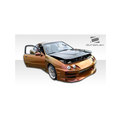 1998-2001 Acura Integra 2DR Duraflex Bomber Body Kit - 4 Piece - Includes Bomber Front Bumper Cover (101933) Bomber Rear Bumper Cover (101370) Bomber Side Skirts Rocker Panels (101371)