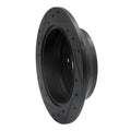 R1 09-16 Hyundai Tucson Rear Right Drilled & Slotted Black Brake Rotor