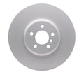 R1 2009-2017 BMW 550I GT xDrive Left Front Drilled & Slotted Black Brake Rotor
