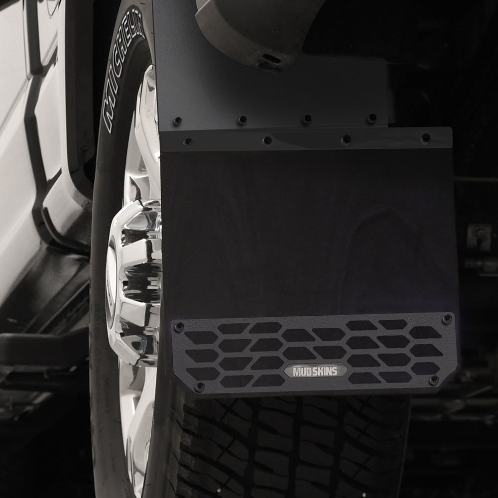 1723 F250/F350 SUPER DUTY (EX DUALLY) MUD SKINS REAR PAIR POLYETHYLENE