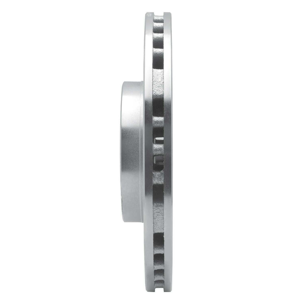 R1 Concepts Brake Rotor Drilled and Slotted Silver Fits Lexus ES250
