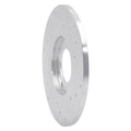 R1 Concepts Brake Rotor Drilled and Slotted Silver Fits Toyota Carina