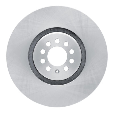 R1 Concepts Brake Rotor Drilled and Slotted Silver Fits Audi TT