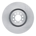 R1 Concepts Brake Rotor Drilled and Slotted Silver Fits Audi TT