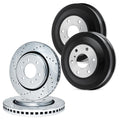 R1 Concepts Brake Rotor Drum- D/S - Silver Fits Toyota Land
